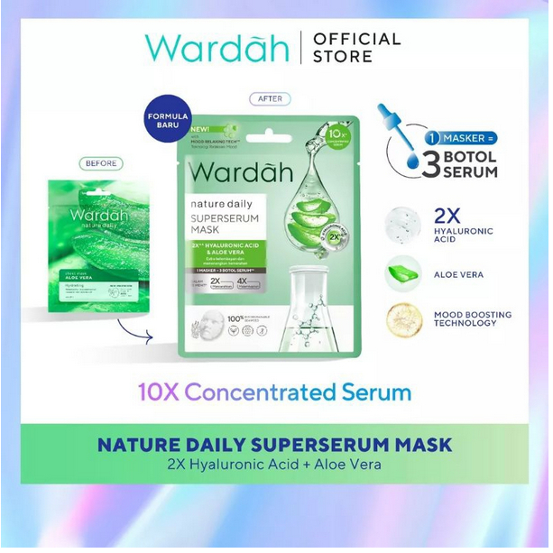 ❤ jselectiv ❤ WARDAH NATURE DAILY Sheet Mask | Masker Tisu/Masker Wajah WARDAH