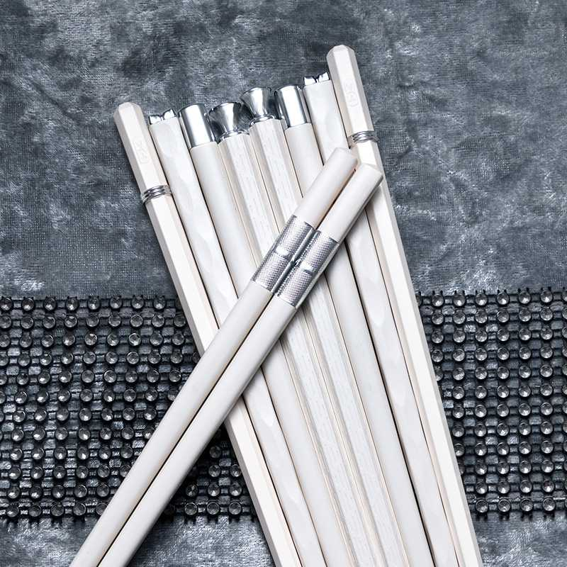 Sumpit Makan Japanese Chopstick 5 Pasang Sumpit Peralatan Makan Anti Slip Desain Unik Elegan Berkualitas