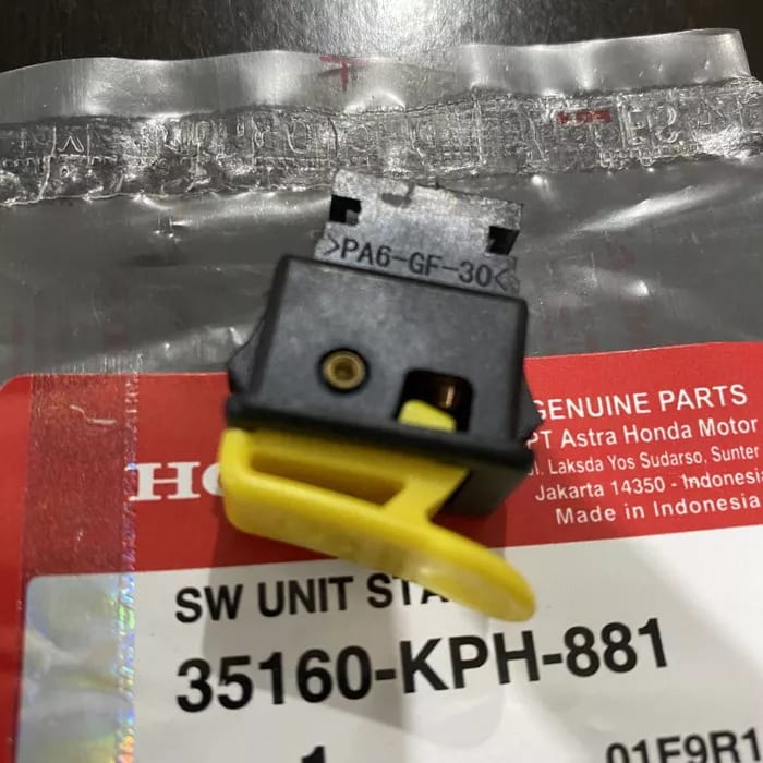 Tombol Stater Switch Starter Kharisma Supra X 125 Revo Supra Vario 110 CW Techno Smash Karisma KPH