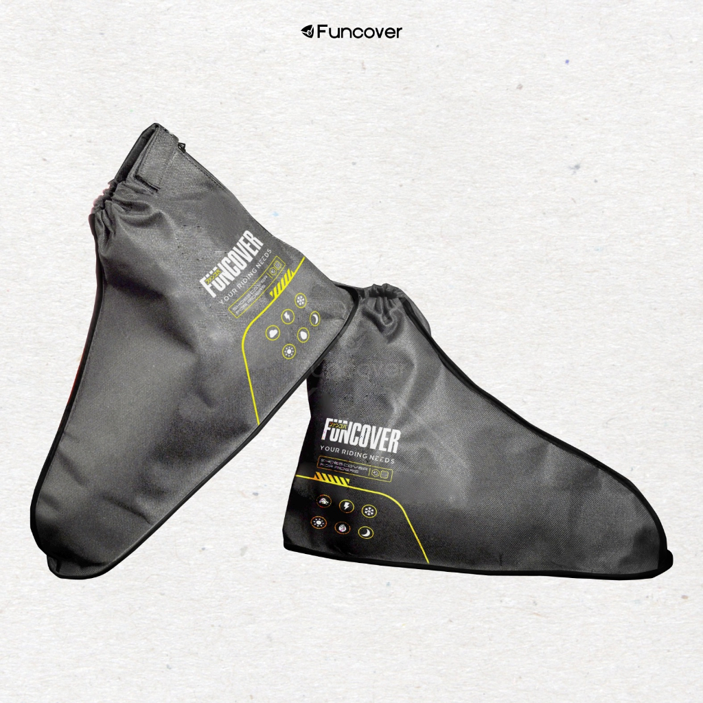 Cover mantel pelindung sepatu jas hujan waterproof anti air by Funcover