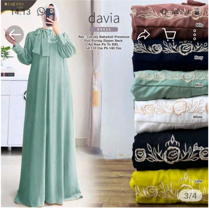 DAVIA DRESS BY KHAYRA