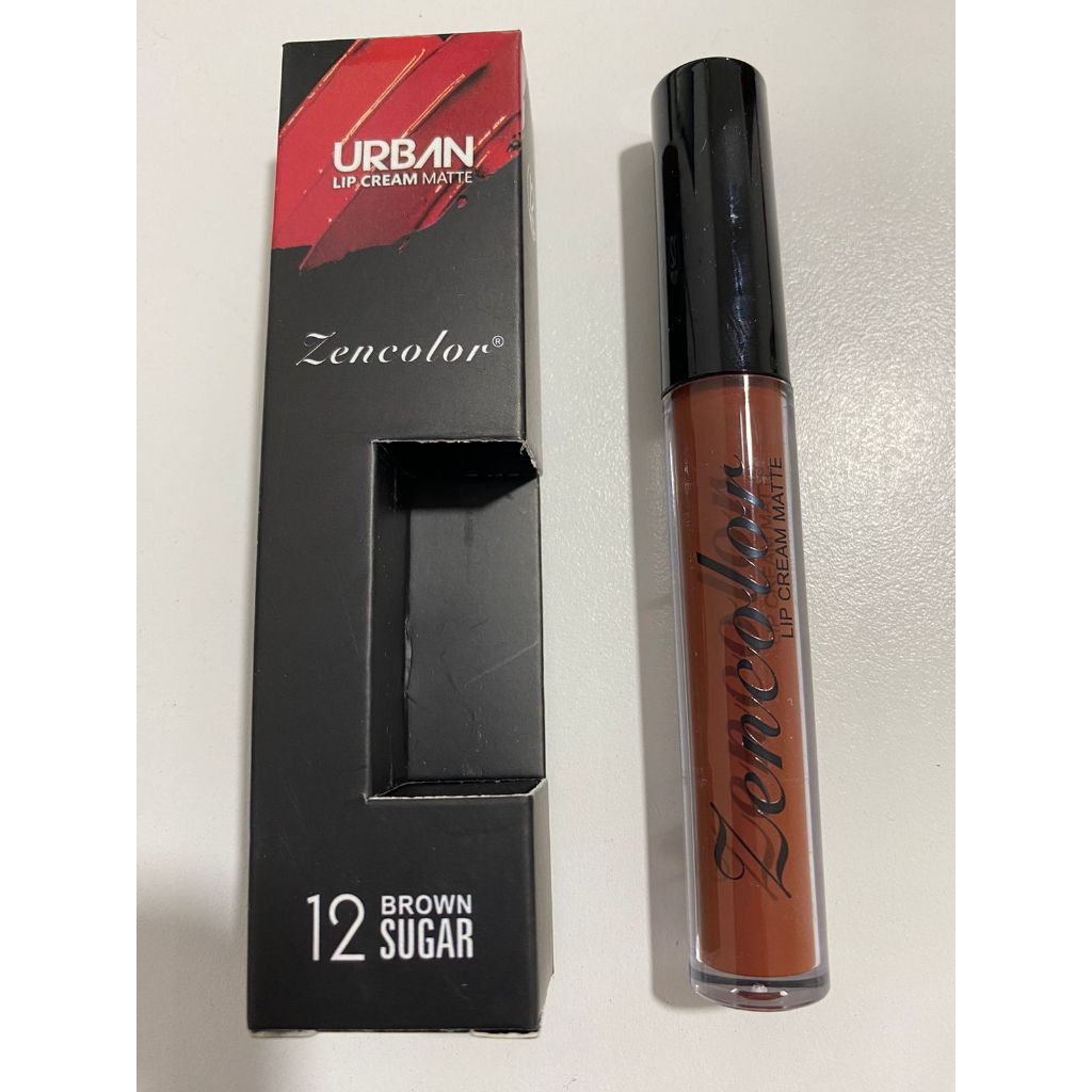 ZENCOLOR URBAN MATTE LIPCREAM LIPSTICK-12 BROWN SUGAR
