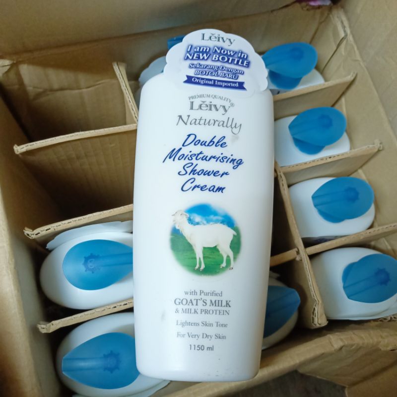 Leivy Shower Cream Goats Milk 1150ml Jumbo