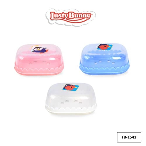 Lusty Bunny Soap Case / Tempat Wadah Sabun Anti Pecah - Bayi &amp; Anak KOTAK SABUN PLASTIK TRANSPARANT