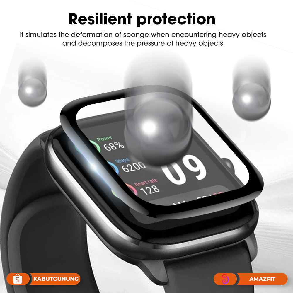 Anti Gores Full Cover Screen Protector For Amazfit GTS 4 Mini