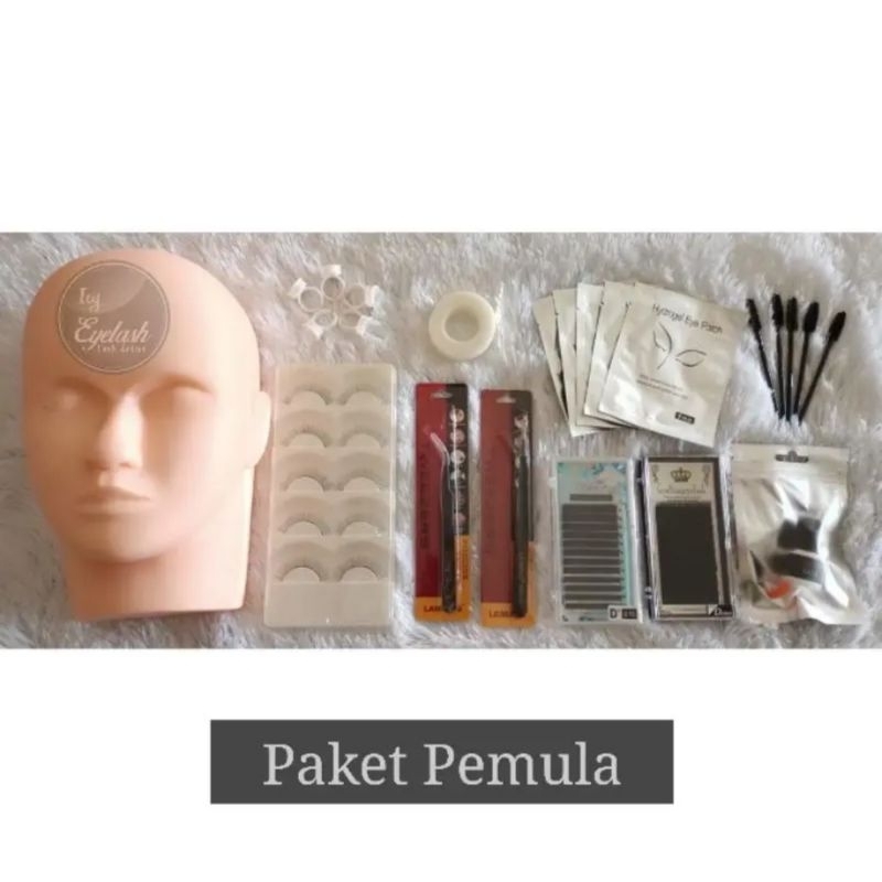 Eyelash Extension Basic Set / Paket Eyelash Extension Paling Murah Dan Lengkap Kualitas Bagus