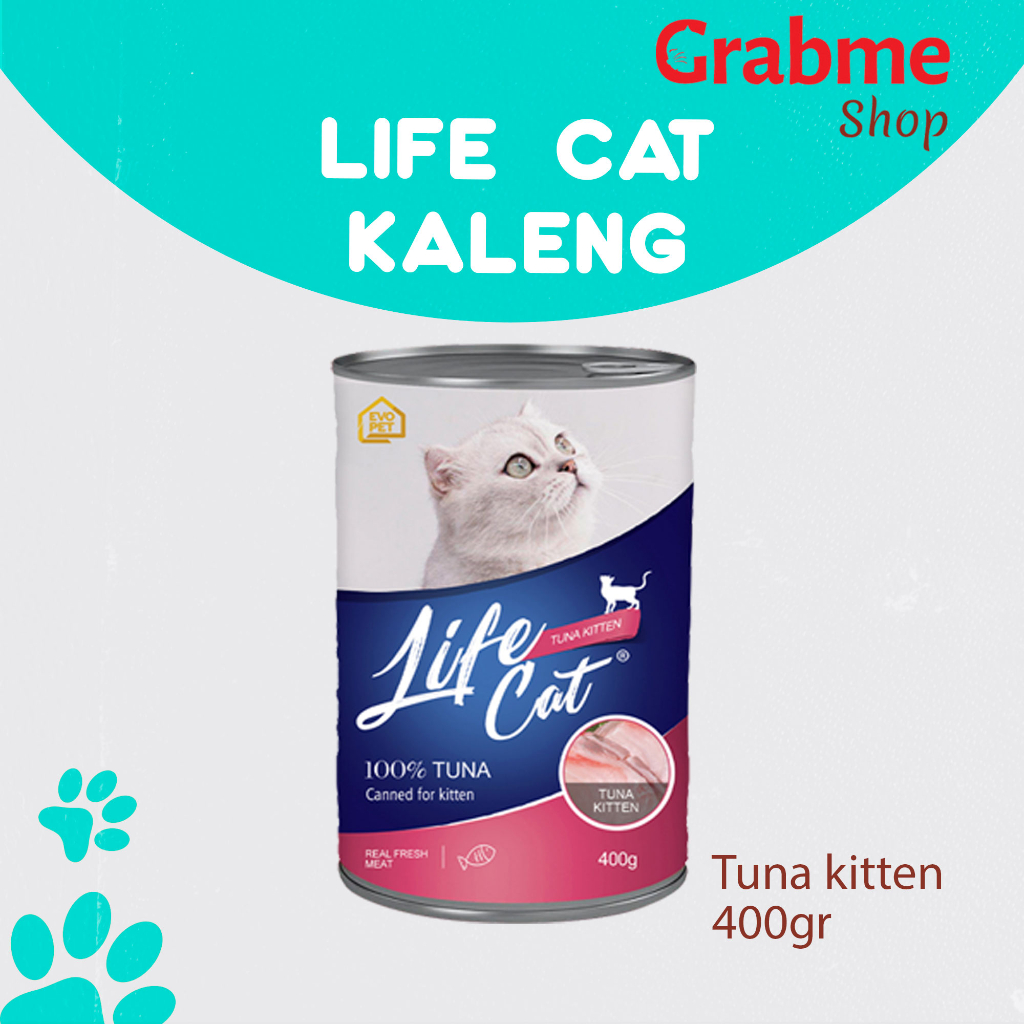 Life Cat kaleng 400gr all varian 1DUS ( GRAB GOSEND )