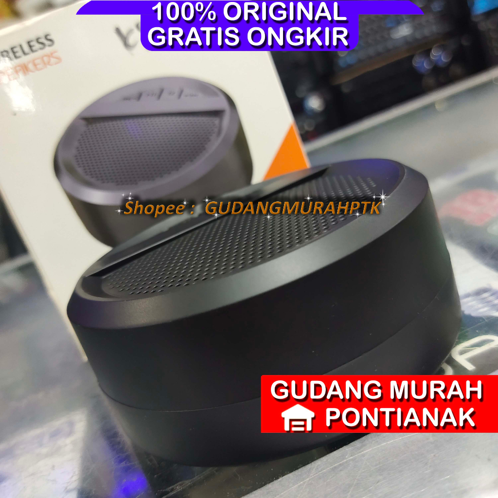 Salon Bluetooth Mobile Charge Speaker Portable WARNA RANDOM / ACAK Bundar Bulat Model SK55 Suara Nyaring dan bersih