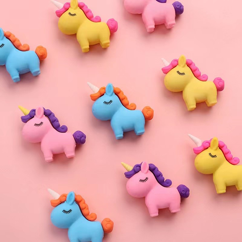 EryoneStore Penghapus Pensil Model UNICORN / Stip Penghapus Lucu