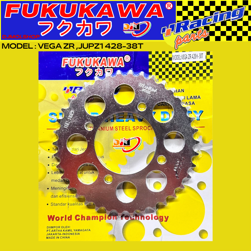 Gear Set Gir Paket Racing Jupiter Z1 Jupiter Z New 115 Vega ZR Vega RR Force Fi Injeksi Model SSS Merk Fukukawa