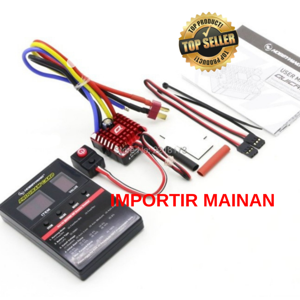 HOBBYWING quicrun 1080 brushed bonus program card rc crawler 1:10 1:8 QUICRUN 1080 G2 rc crawler