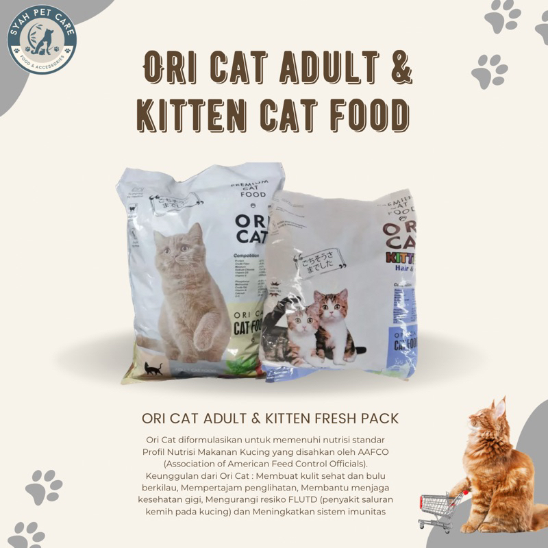 ORI CAT PREMIUM CAT FOOD ADULT & KITTEN