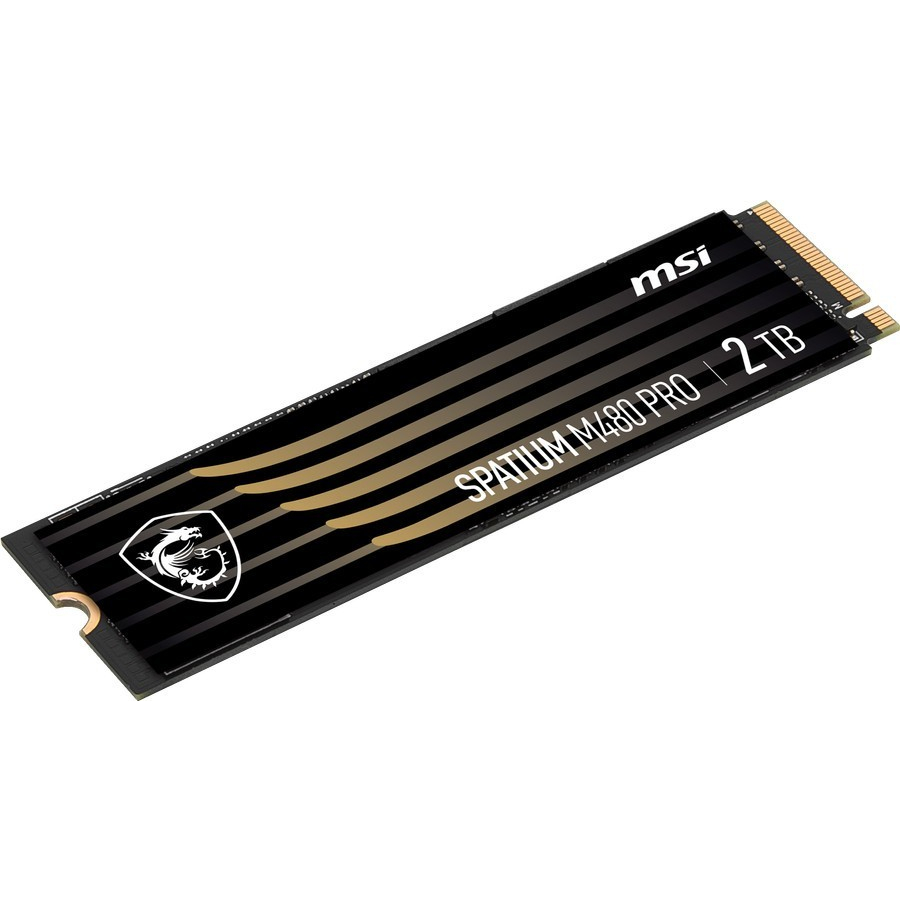 SSD MSI SPATIUM M480 PRO PCIe 4.0 NVMe M.2 2TB - Gen4x4