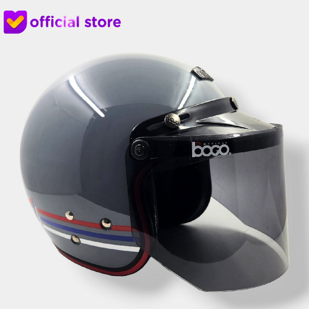 FORCE Retro Zone 03 Helm Half Face (Smartlock)