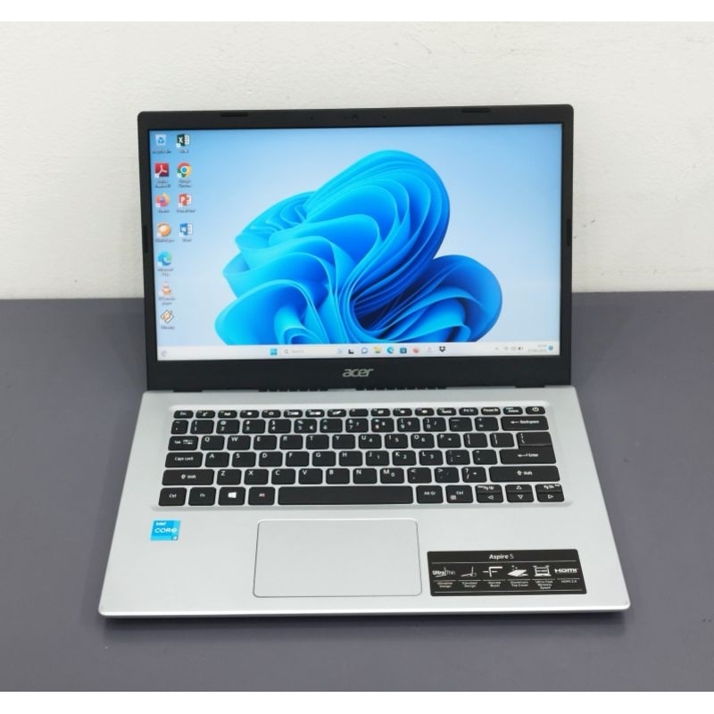 Laptop Acer aspire A514-54 Intel core i3-1115G4 ram 4 GB SSD 512 GB Fullset