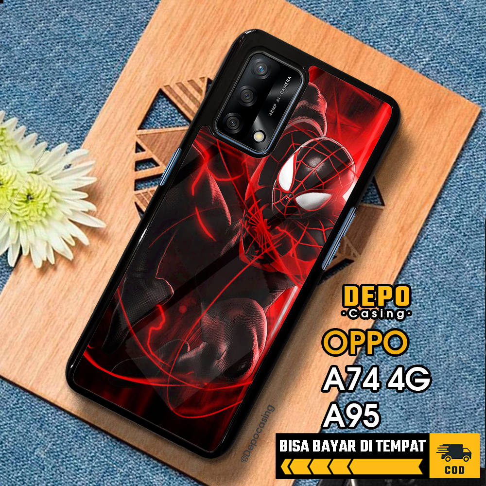 Case Oppo A74 4G A95 4G Casing Oppo A74 4G A95 4G Depo Casing [SPDM] Case Glossy Case Aesthetic Cust