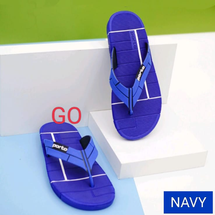 sogo PORTO 1034M Sandal Sepatu Pria Sandal Jepit Empuk Sandal Karet