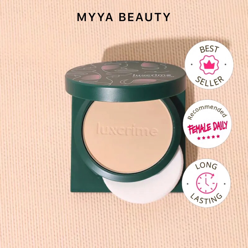 LUXCRIME Blur & Cover Two Way Cake | Buttercream