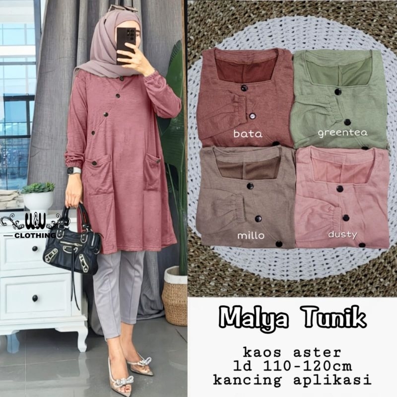 malya long tunik ori w&amp;w