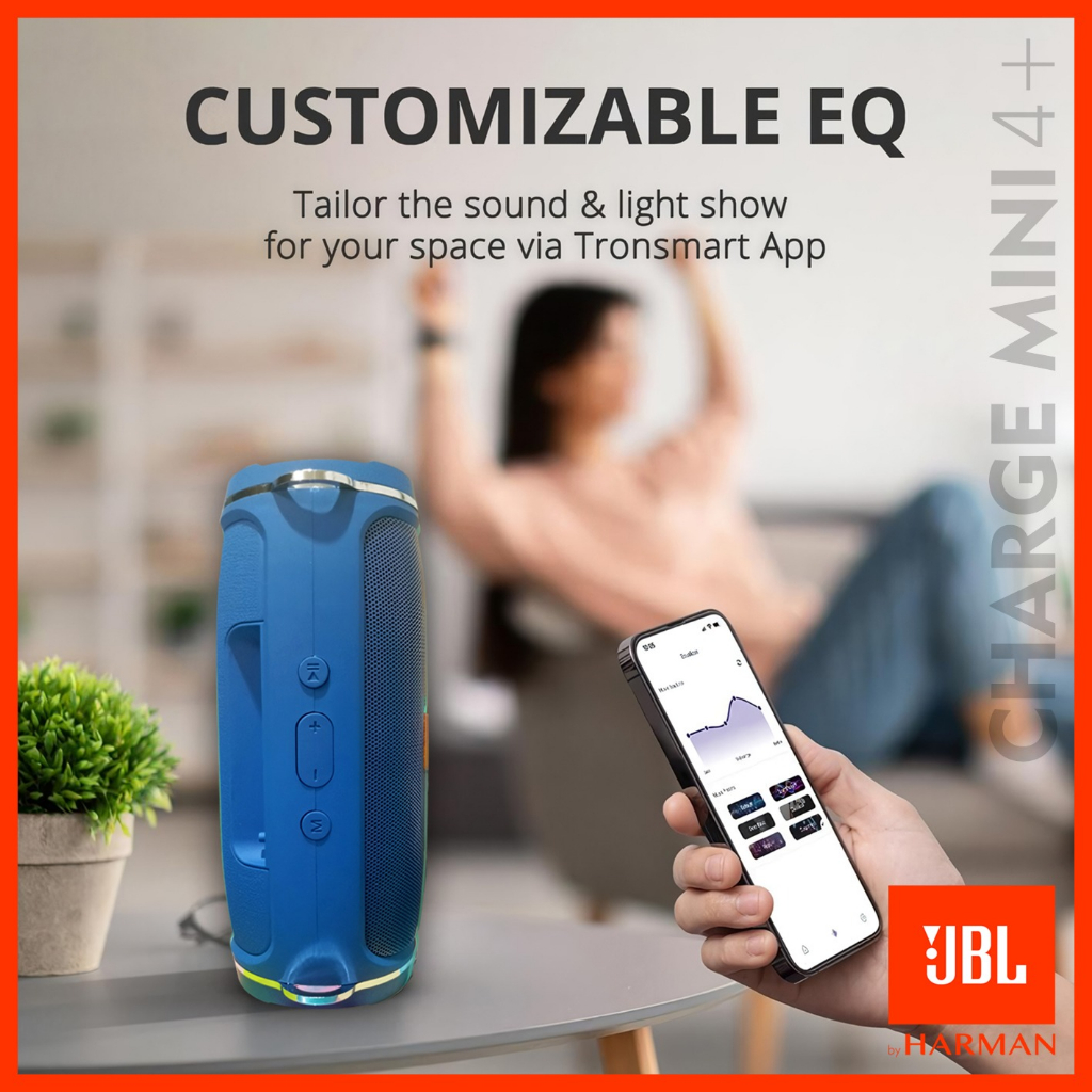 Speaker Bluetooth JBL MINI 4+ Wireless Speker Portable J 009 CHARGE MINI 4 Plus