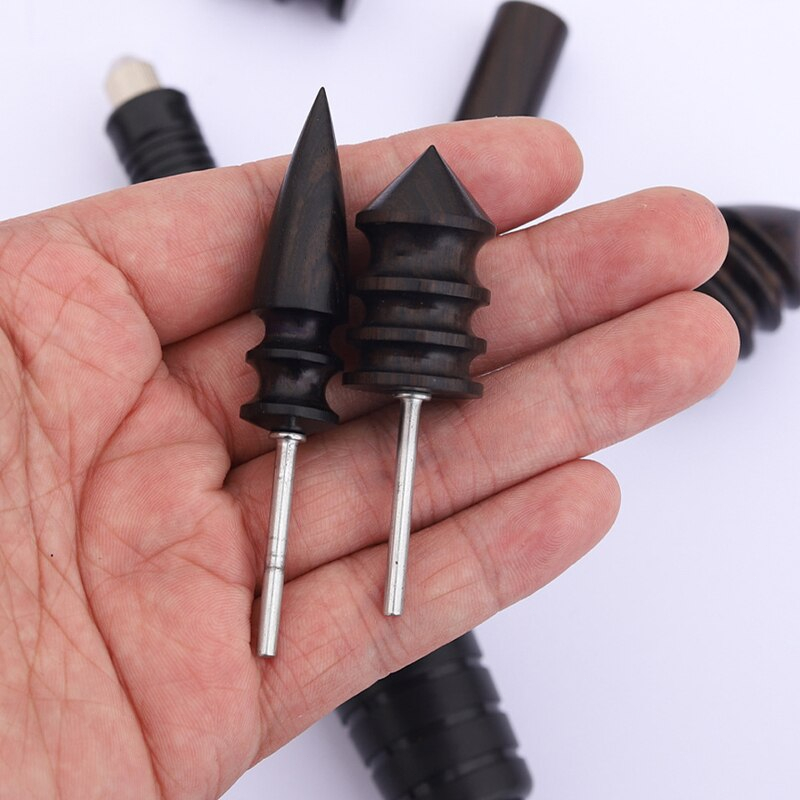 Leather Slicker Wood Slicker Tool Ebony Leather Burnisher Slicker Polishing Tool