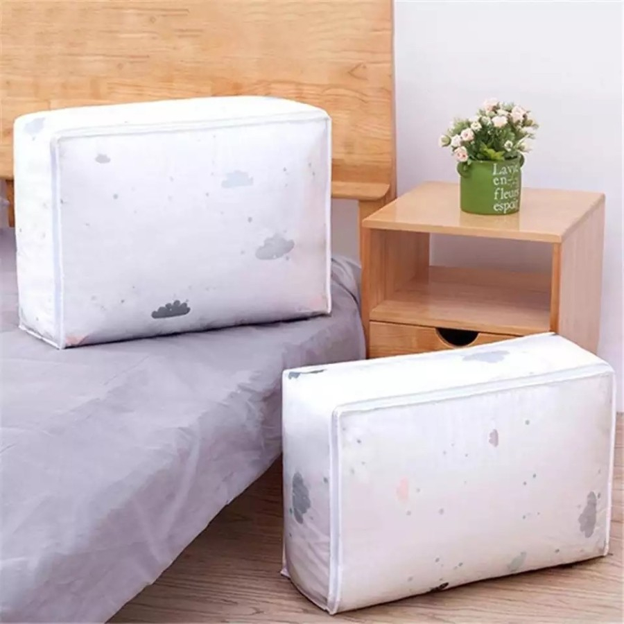 TEMPAT PENYIMPANAN PAKAIAN STORAGE BAG TEMPAT BED COVER PAKAIAN DUST COVER PEMBUNGKUS SELIMUT SERBAGUNA