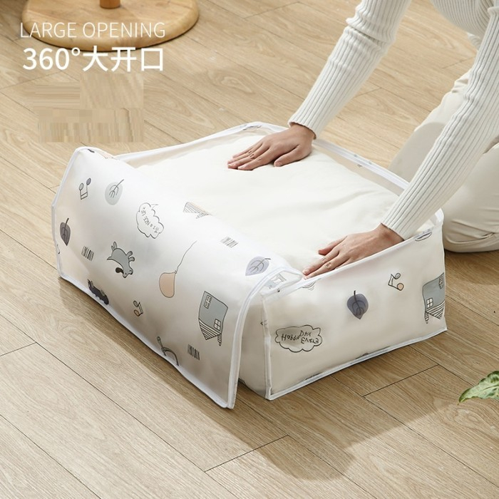 TEMPAT PENYIMPANAN PAKAIAN STORAGE BAG TEMPAT BED COVER PAKAIAN DUST COVER PEMBUNGKUS SELIMUT SERBAGUNA