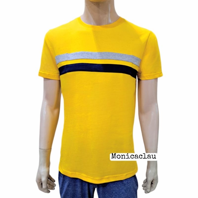 Kaos Pria Poshboy Original Print Tshirt Katun Kuning