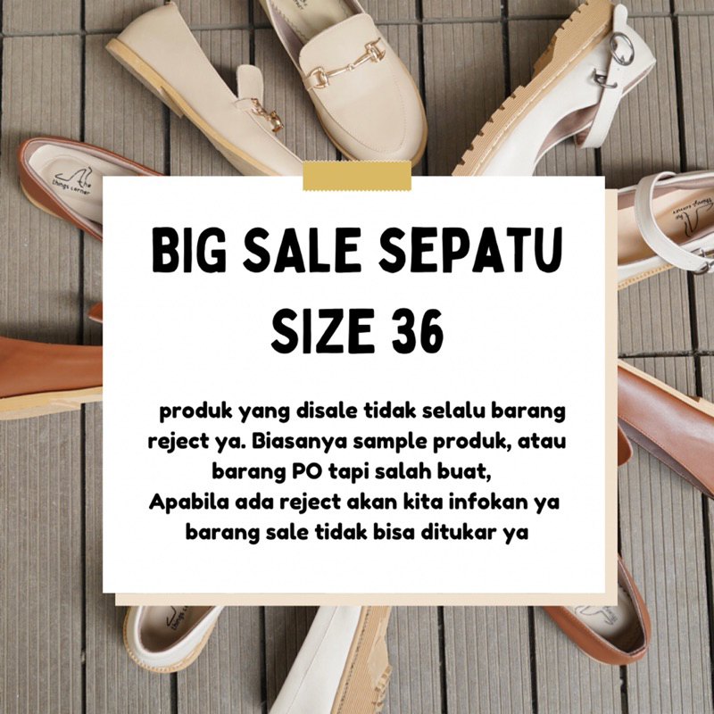 SALE SIZE 36 SEPATU WANITA (Part 2) - Thethingscorner Sepatu wanita