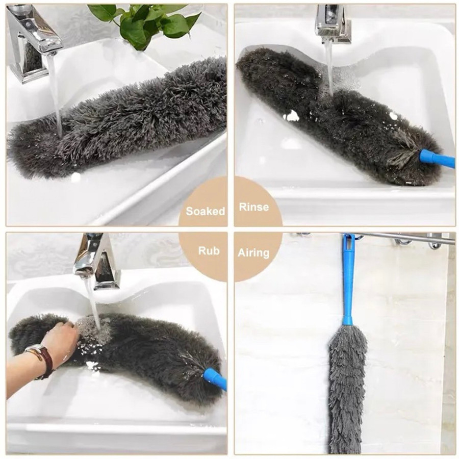 Kemoceng Bulu Microfiber Gagang Panjang 280cm