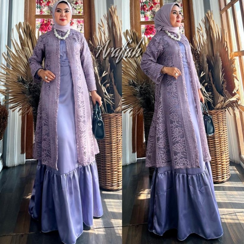 Gamis Cardigan Arafah Original Butik