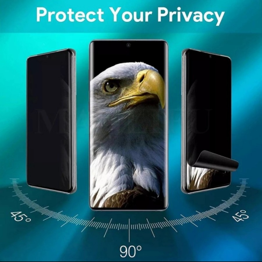 VIVO iQOO Z7 5G iQOO Z7X 5G iQOO 11 5G Anti gores hydrogel spy privacy hitam gelap layar screen guard pelindung layar plastik