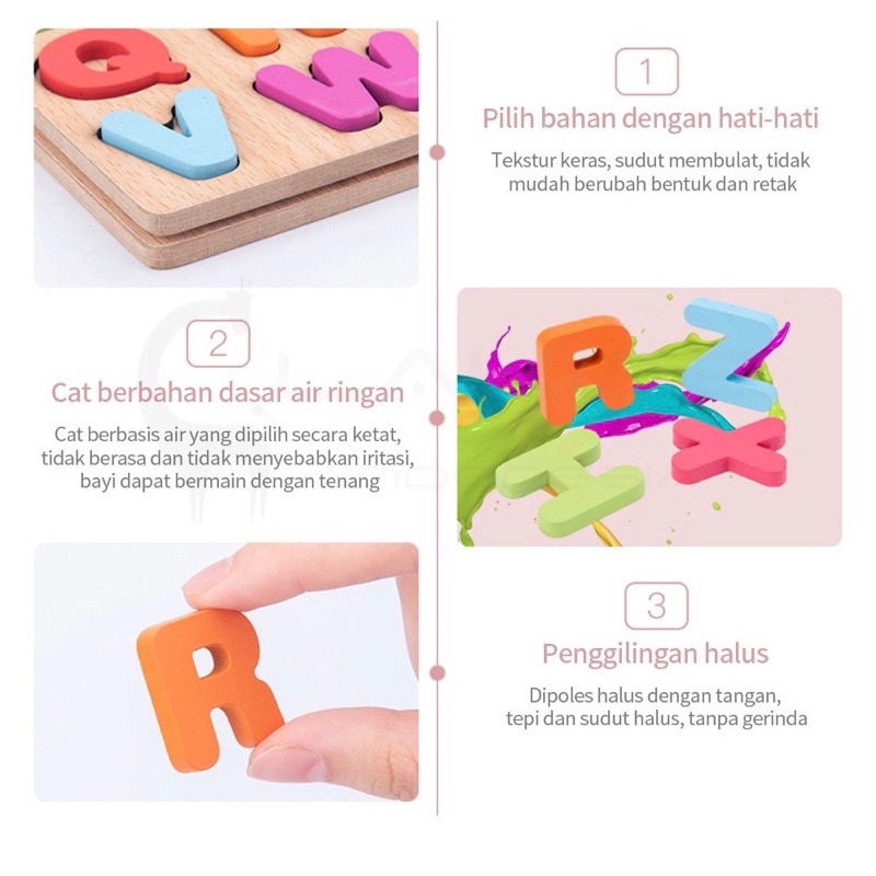 MJ88 Puzzle 3D Geometry Huruf Angka Bentuk /Mainan Edukasi Anak / Puzzle ABC /Puzzle Geometri /Puzzle 123/Wooden Puzzle /Puzzle Kayu Mainan Edukasi /Mainan Puzzle Kayu Bergambar /Mainan Warna Warni /Mainan Puzzle Edukasi 20Cm Super Murah