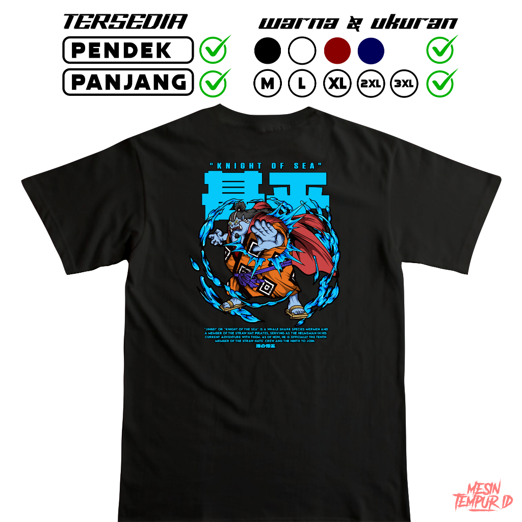 kaos one piece jinbe