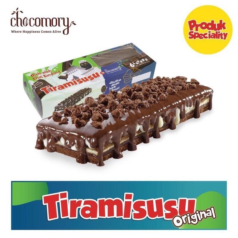 Tiramisusu Chocomory Bandung Original/ Cookies n Cream