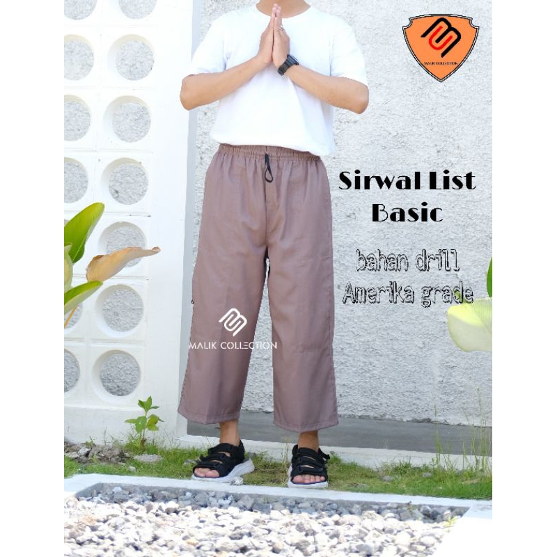 Sirwal List Anak &amp; Remaja 4 -18 tahun &amp; Dewasa Size  S M L XL XXL ALLSIZE Celana Sirwal Anak