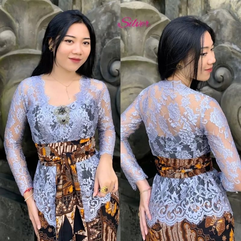 kebaya Bali brokat