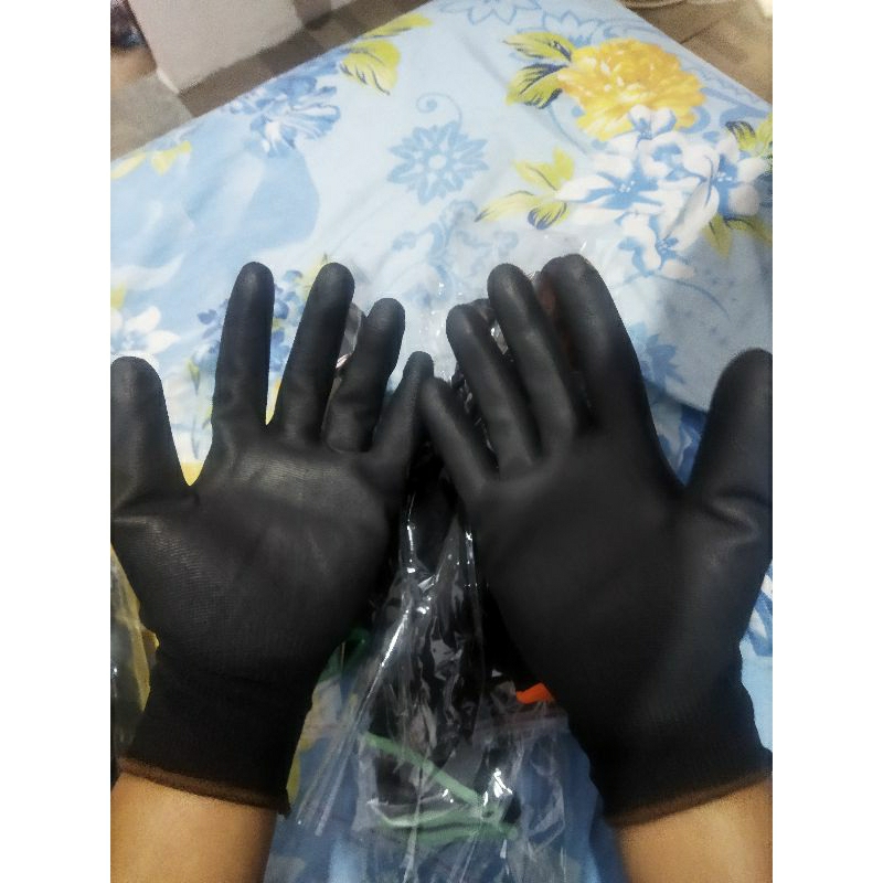 Sarung Tangan Kerja Lapis Karet 1 pasang ( kanan+kiri ) sarung tangan serbaguna pekerja keras