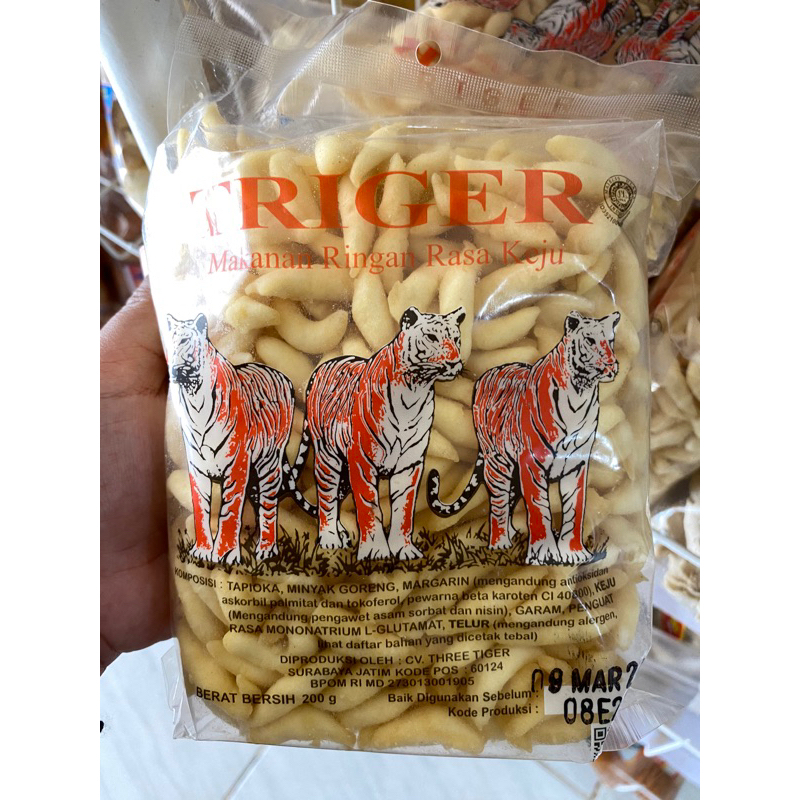 

Bidaran keju snack rasa keju trigerr