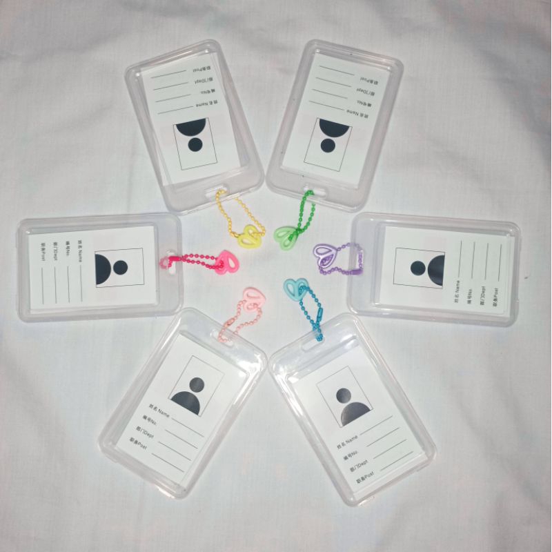 

(Cahol) ID Card Holder bening Photocard