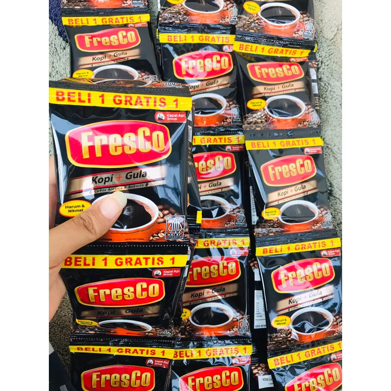 

Beli 1 gratis 1 Fresco gula 1 renteng isi 20 sachet ( 20 x 25gr )