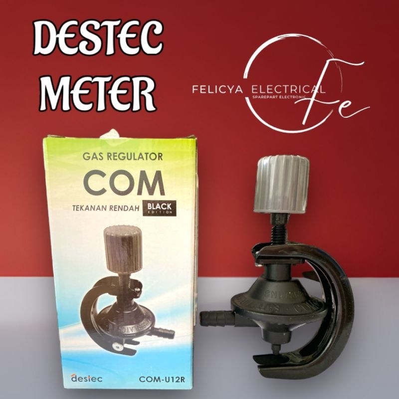 REGULATOR DESTEC METER DAN NON METER COM-U12R / REGULATOR PENGUNCIAN GANDA MODEL PUTAR DESTEC BLACK EDITION