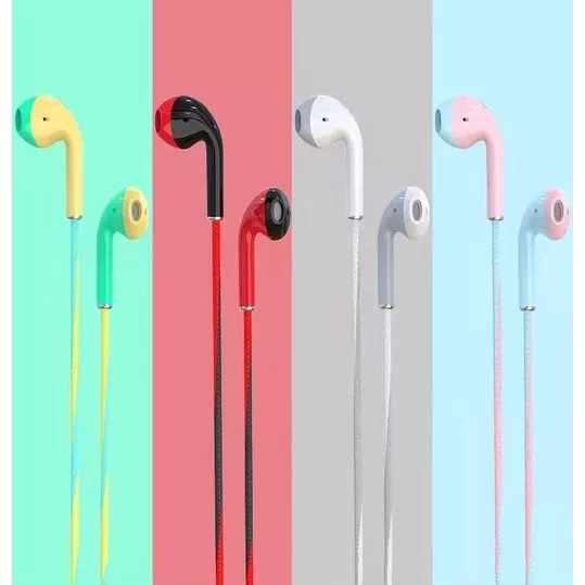 Handsfree U24 Macaron EXTRA BASS HIFI | Two Tone dua Warna / Earphone R2 Macaroon Color Hifi Extra Bass