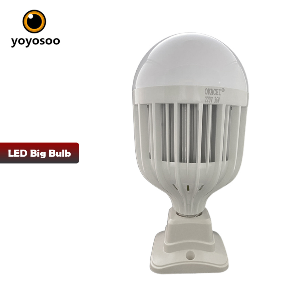 CUCI GUDANG LAMPU Murah Meriah Okachi Big Bulb White 18-50watt-YOYOSOO