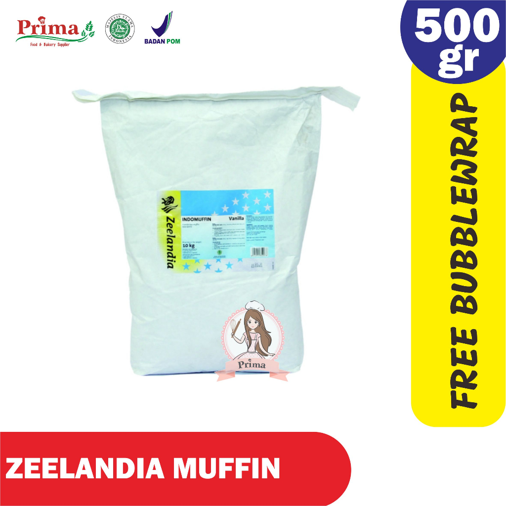 

Zelandia muffin vanilla 500gr (kemasan repack)