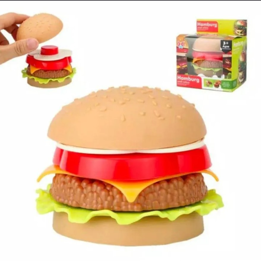 MAINAN BURGER SUSUN BONKAR PASANG FIGUR PJANGAN MAKNAN BURGER MINITUR MURAH MAINAN BURGER SUSUN MAINAN MAKANAN ROTI BURGER SUSUN FAST FOOD MAINAN ANAK PEREMPUAN MURAH