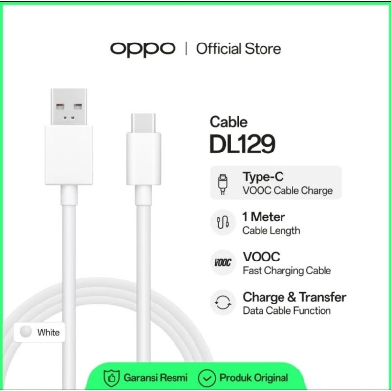 OPPO VOOC Type C USB Cable DL129