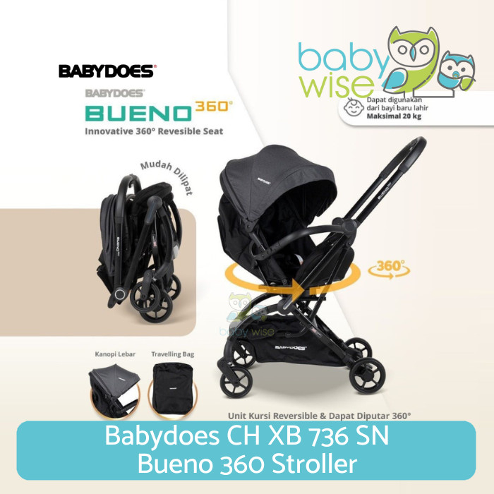 Babydoes CH XB 736 SN Bueno 360 Stroller - Kursi Dorong Bayi