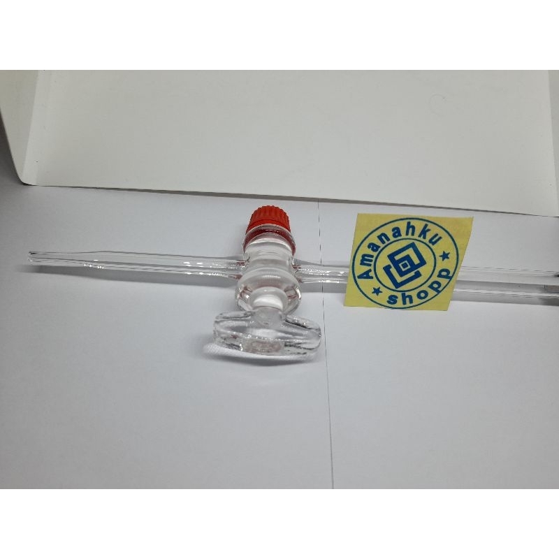 Buret 10ml PYREK Lokal | Kran Glass RRC
