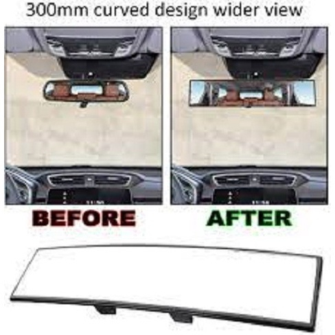 X370 | Kaca Spion Tengah Mobil Convex Cembung Mirror Anti Glare